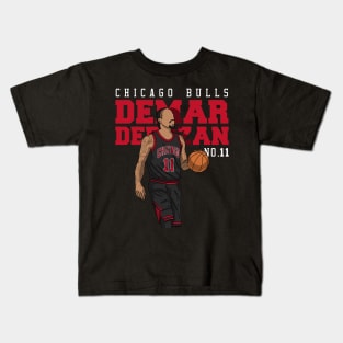 DeMar DeRozan Comic Style Kids T-Shirt